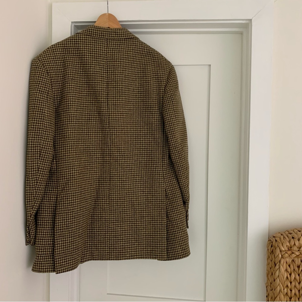 Vintage Polo Ralph Lauren Brown Tweed Blazer - Picture 4 of 12